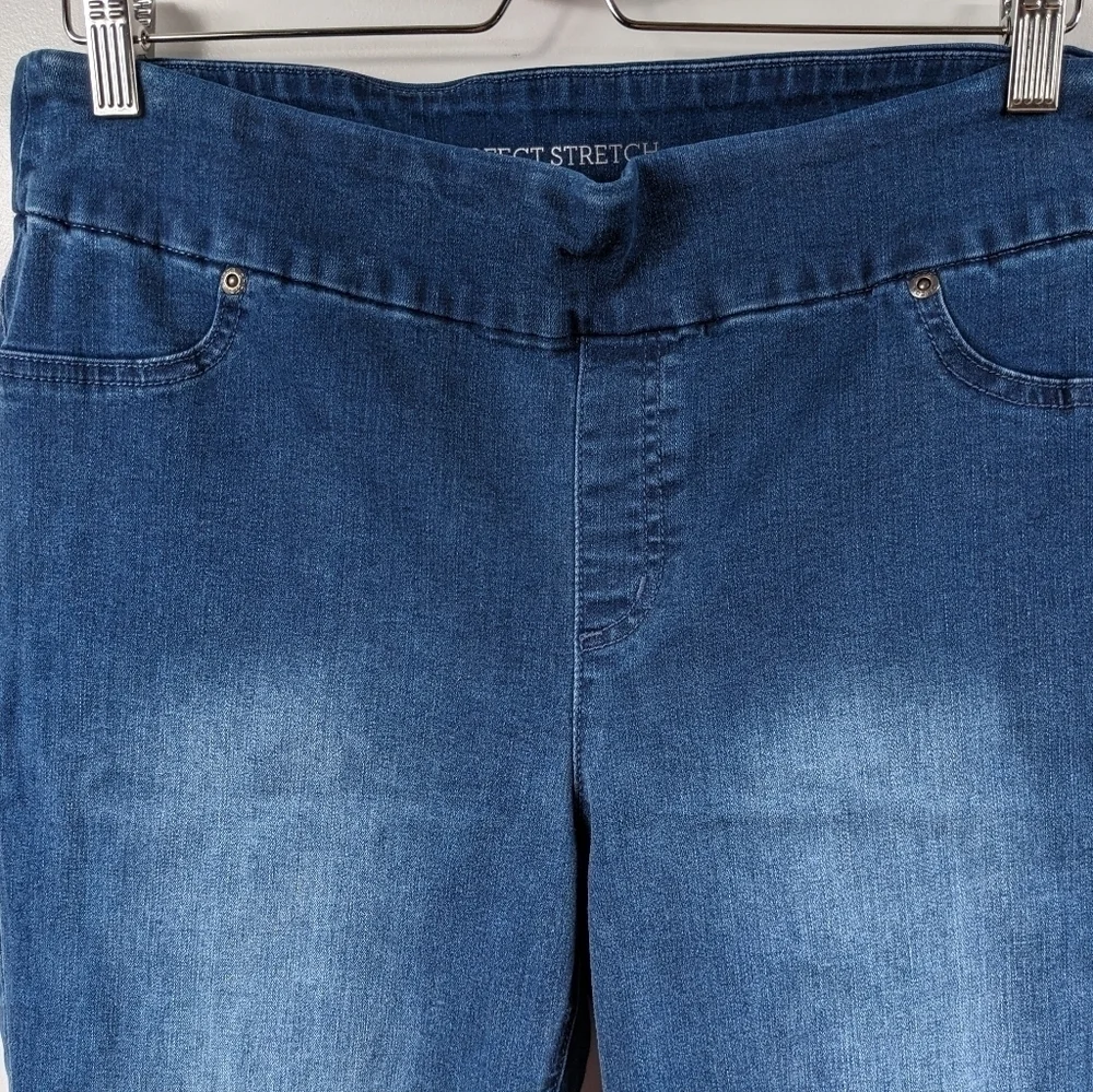 Chico's Perfect Stretch Pull On Skinny Jeans Sz 1.5/10